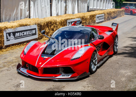 2015 Ferrari FXX-K auf die 2016 Goodwood Festival of Speed, Sussex, UK Stockfoto