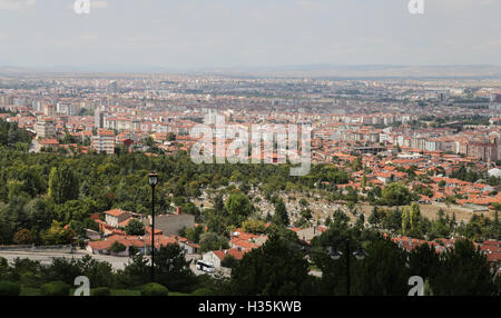 Aerial Stadtbild der Stadt Eskisehir in der Türkei Stockfoto