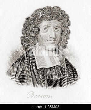 Isaac Barrow, 1630 – 1677.  Englische christlicher Theologe und Mathematiker. Stockfoto