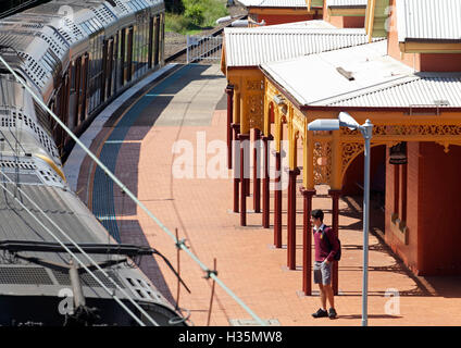 Schule junge Internat Bahnhof, Arncliffe, Sydney, Australien. Stockfoto