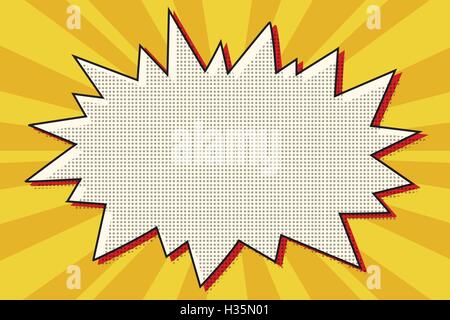 Comic-Explosion Wolke Stock Vektor