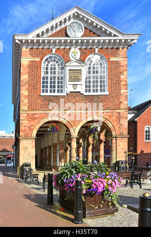 Historische alte Tamworth Rathaus im Marktplatz Staffordshire England UK Stockfoto