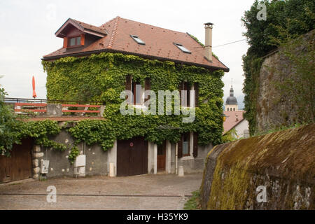 Straßenszene, Annecy, (74), Haute-Savoie, Frankreich Stockfoto