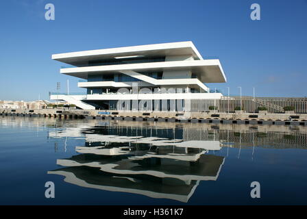 Den Amerika Cup und Veles e Vents Gebäude, Valencia, Spanien Stockfoto