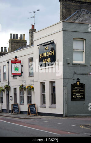 Die Burleigh Arme eine Gastwirtschaft in Cambridge, UK Stockfoto