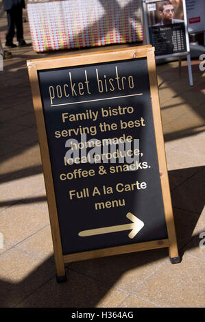 Der Pocket-Bistro, Newmarket, Suffolk, UK Stockfoto