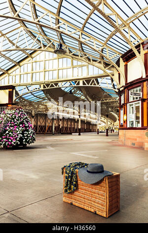 1903-Bahnhof bei Wemyss Bay, Renfrewshire, Schottland, UK restauriert. Restaurierung erfolgte im Jahr 1994 Stockfoto