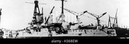 Das Schlachtschiff Bretagne, 1940 Stockfoto