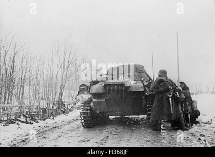 Deutsche Soldaten in Südnorwegen, 1940 Stockfoto