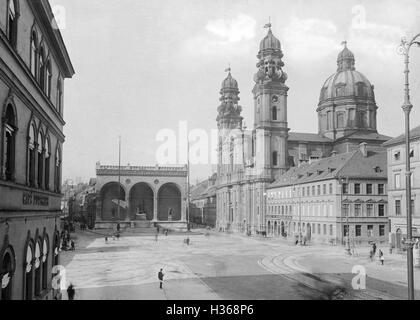 Odeonsplatz in München Stockfoto