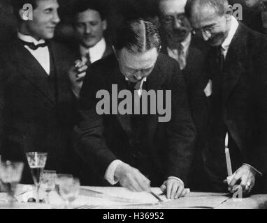 Friedensabkommen zwischen der Ukraine und Deutschland, 1918 Stockfoto
