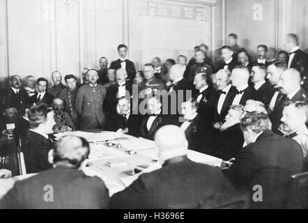 Friedensabkommen zwischen der Ukraine und Deutschland, 1918 Stockfoto