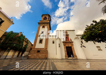 Das 18. Jahrhundert Kirche der Madonna der Palme ein wichtiges Wahrzeichen in Algeciras. Stockfoto