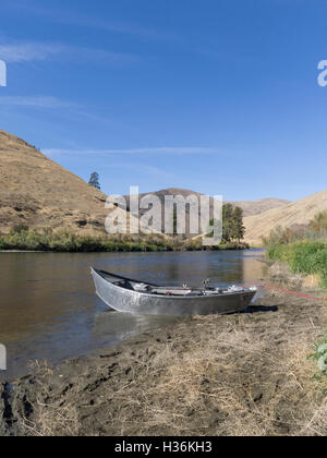 Yakima River in der Nähe von Ellensberg, Washington ist eine Blue Ribbon Forellen angeln Fluss im östlichen Staat Washington/ Stockfoto