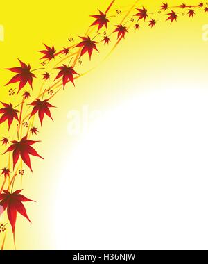 Hintergrund-Herbstlaub Stock Vektor