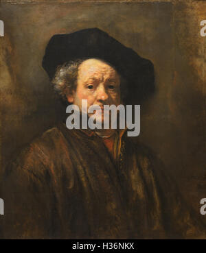 Rembrandt Selbstporträts, 1660 Stockfoto