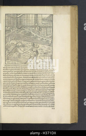 Georgii Agricolae De re Metallica BHL414 Stockfoto