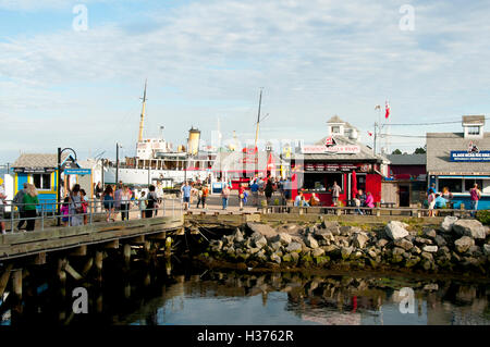 Halifax Waterfront Promenade - Kanada Stockfoto