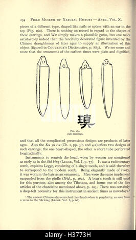 Diese Seite enthält Informationen zu Jade mit Schwerpunkt auf seinen geologischen Ursprung, Typen und Verwendungen. Es umfasst seine kulturelle Bedeutung, die Extraktionsmethoden und die verschiedenen Jadearten, die in Schmuck und Ziergegenständen verwendet werden. Stockfoto