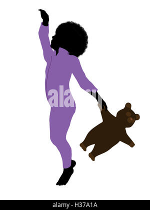 Peter von Peter Pan Silhouette Abbildung Stockfoto