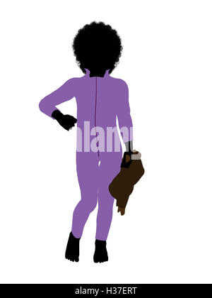 Peter von Peter Pan Silhouette Abbildung Stockfoto