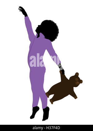 Peter von Peter Pan Silhouette Abbildung Stockfoto
