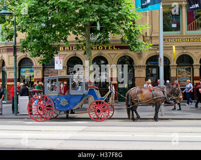 Diverses Melbourne Straße und Fluss-Szenen Stockfoto