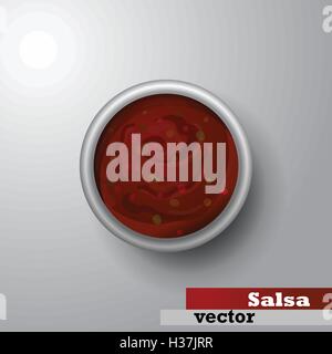 Vektor-Illustration von Salsa Stock Vektor