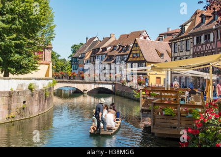 Fluss Lauch, klein-Venedig, Colmar, Elsass, Frankreich Stockfoto