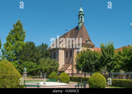 St.-Peters-Kapelle, Colmar, Elsass, Frankreich Stockfoto