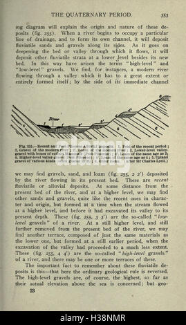 Diese Arbeit erforscht die geologische und biologische Geschichte der Erde und untersucht Schlüsselereignisse und Veränderungen von den frühesten bekannten Lebensformen bis hin zur Entwicklung moderner Ökosysteme. Stockfoto
