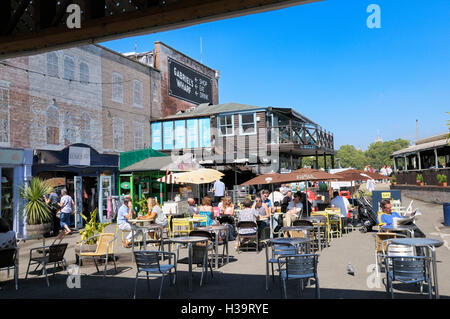 Gabriels Wharf an der South Bank, London, UK Stockfoto