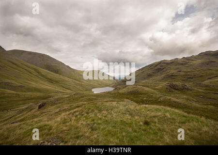 Styhead tarn Lake District, England, Großbritannien Stockfoto