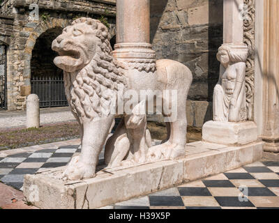 Basilica di Santa Maria Maggiore Bergamo Alta, Italien Stockfoto