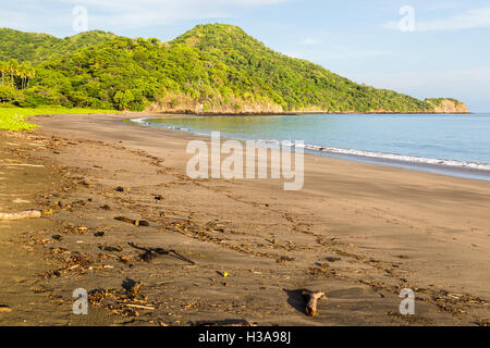 Der Ausgangspunkt meiner täglich 06:00 geht vor dem Betreten der Trockenwald um Affen in Guanacaste, Costa Rica zu finden. Stockfoto