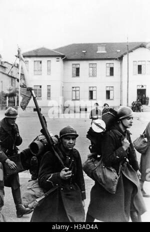 Die Besatzung der Festung auf die Maginot-Linie hat kapituliert, 1940 Stockfoto