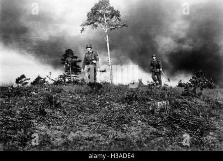 Deutsche Infanterie an der Ostfront, 1941 Stockfoto