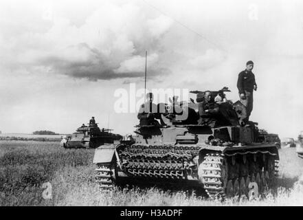 Deutsche Panzer an der Ostfront, 1941 Stockfoto