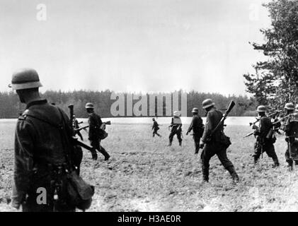 Deutsche Infanterie an der Ostfront, 1941 Stockfoto