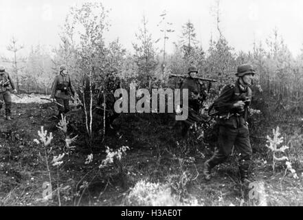 Deutsche Infanterie an der Ostfront, 1941 Stockfoto