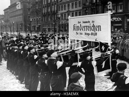 Winter Kollektion-Hilfsaktion, 1940 Stockfoto