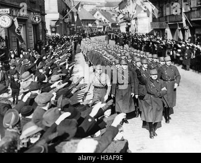 Integration der Region Klaipeda im Deutschen Reich 24.03.1939 Stockfoto