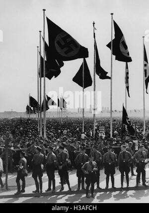 Maikundgebung auf dem Tempelhof Field, 1934 Stockfoto