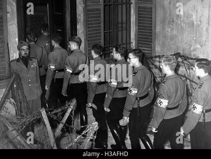 Hitler-Jugend-Gruppe in der faschistischen Museum in Mailand, 1941 Stockfoto