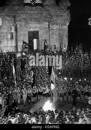 Nationale sozialistische Mittsommerfest in Berlin, 1935 Stockfoto