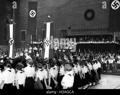 Engagement der BDM-Führer im Pergamonmuseum, 1937 Stockfoto