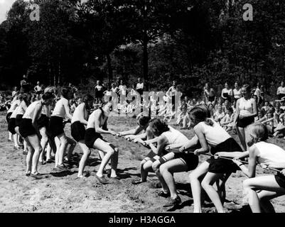 Pfingsten-Camp des BDM, 1938 Stockfoto