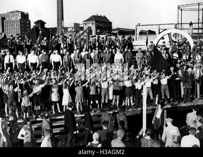 KdF Fabrik spielen in der Berliner Siemens-Werke, 1934 Stockfoto