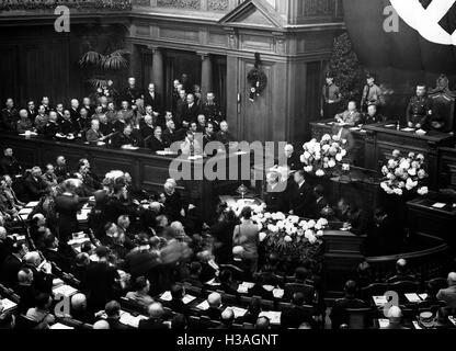 DAF-Event im Preußischen Herrenhauses in Berlin, 1933 Stockfoto