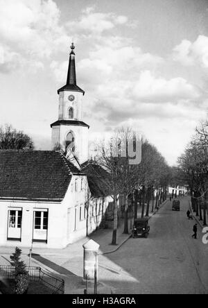 Stadt St. Andreas Kirche in Teltow, in den 1930er Jahren Stockfoto